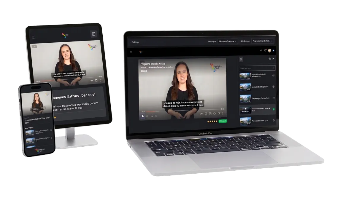 Plataforma Imersão Nativa em 3 dispositivos